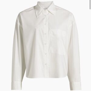 NWOT Agolde Naya cropped button down shirt XS